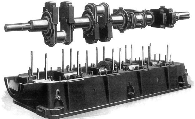 Fairbanks-Morse 32E crankshaft