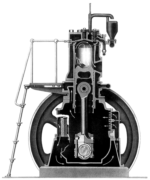 Fairbanks-Morse 32E cutaway