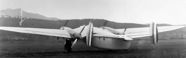 Piaggio P.23M rear Piaggio P.23M rear
