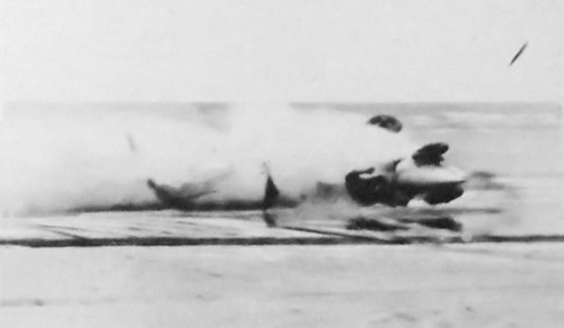 Djelmo crash Foresti eject