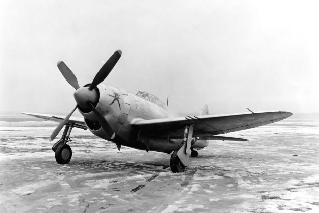 Republic XP-47J front left