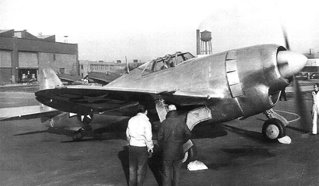 Republic XP-47J run-up