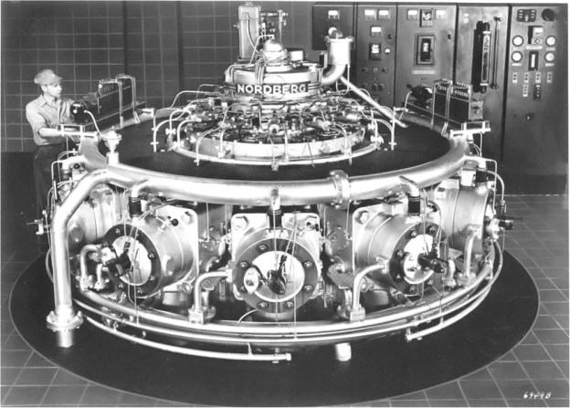 Nordberg 12-cylinder radial diesel