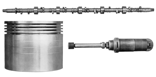 Hispano-Suiza Type 86 cam piston and lifter