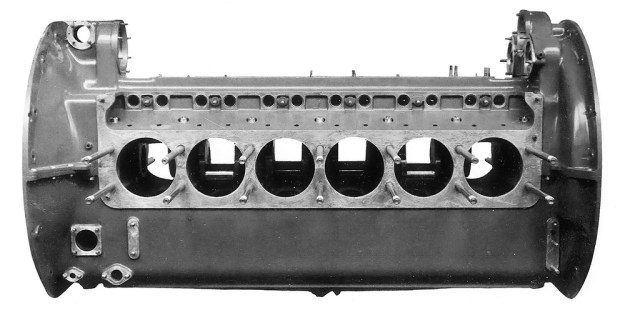 Hispano-Suiza Type 86 crankcase.