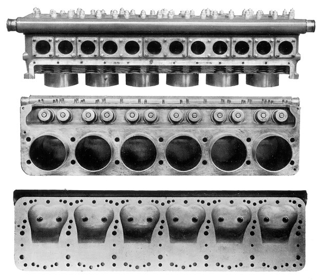 Hispano-Suiza Type 86 head and cyl bank