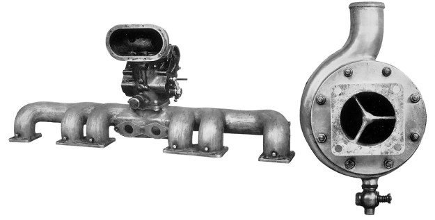 Hispano-Suiza Type 86 intake and water pump