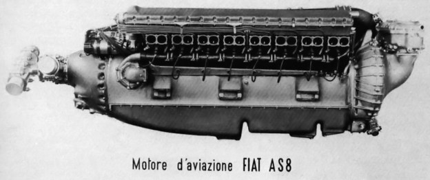 FIAT AS8 V-16 side