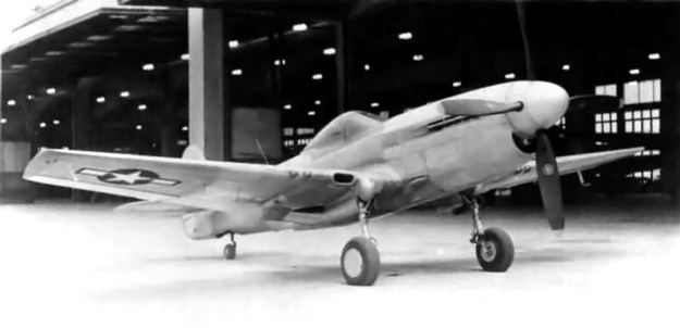 Curtiss XP-40Q-3 front