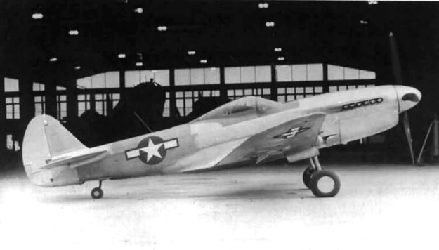 Curtiss XP-40Q-3 side