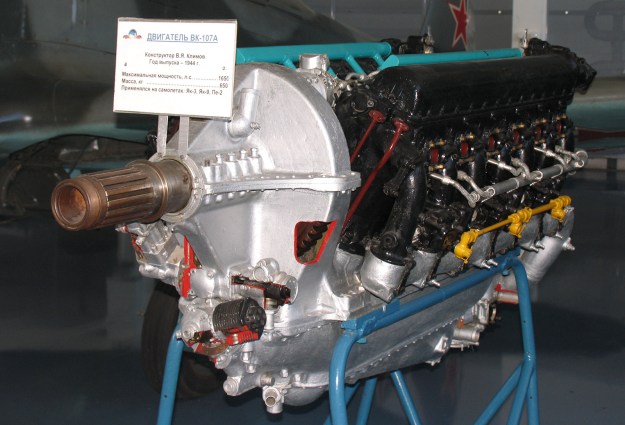 Klimov VK-107A engine
