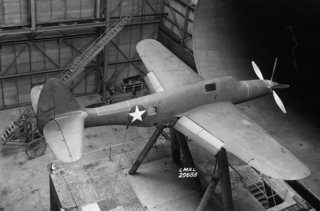 Republic XP-69 flaps