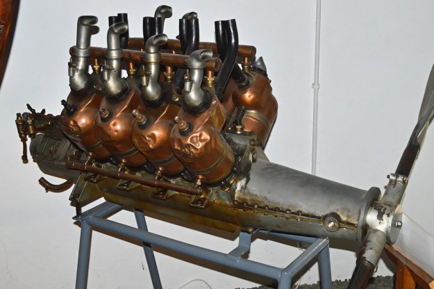 Antoinette 50hp V-8 engine Krakow