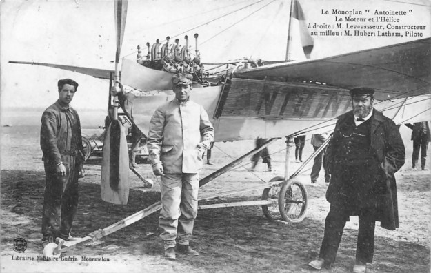 Antoinette IV 50hp V-8 Latham Levavasseur Camp Chalons 5 June 1909