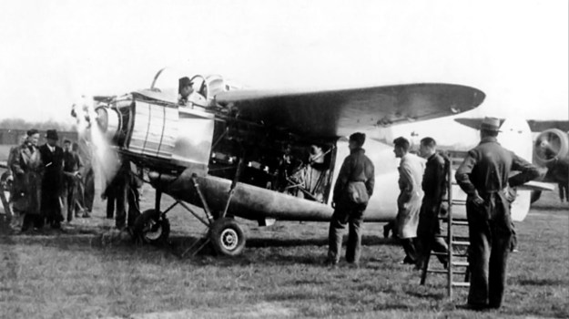 Koolhoven FK55 prototype engine run