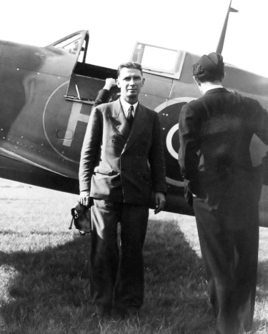 Martin-Baker MB3 with Captain V H Baker