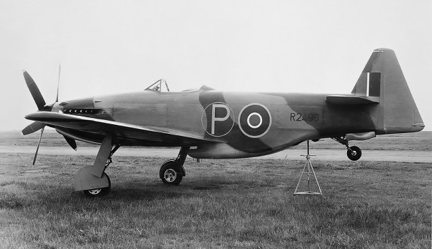 Martin-Baker MB5 Rotol org tail rear