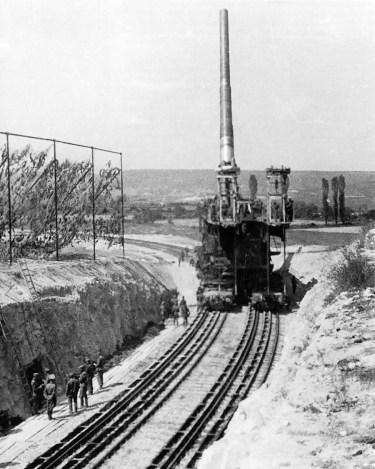 Schwerer Gustav firing position