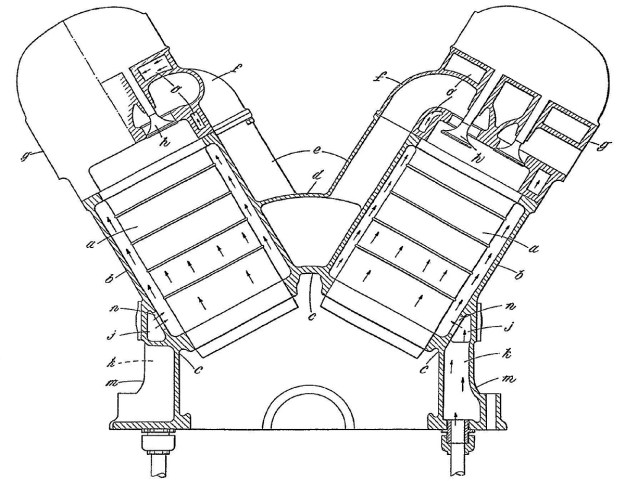 Fairey P12 engine section