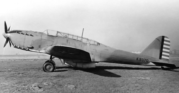 Fairey P24 Monarch Battle US side