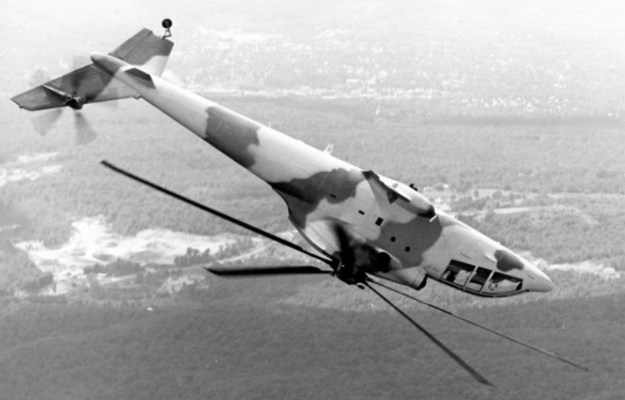 Sikorsky S-67 Blackhawk inverted