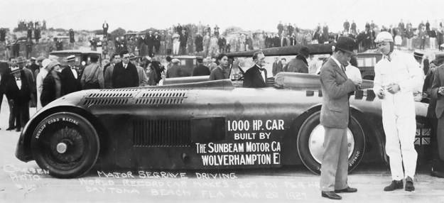 Sunbeam 1000 hp Mystery Slug beach