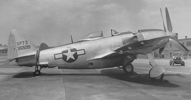 Republic XP-72 no 2 right side