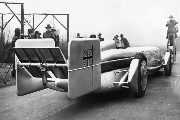 Sunbeam Silver Bullet rear air brake