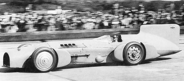 Campbell-Napier-Railton Blue Bird Brooklands track 1931