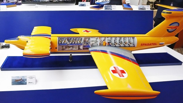 Spasatel Ekranoplan Model