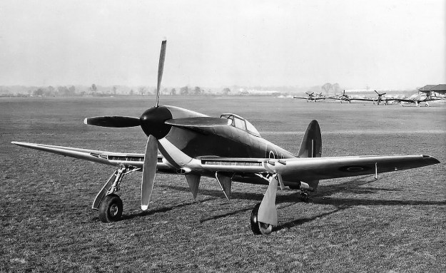 Hawker-Tempest-I-front-side