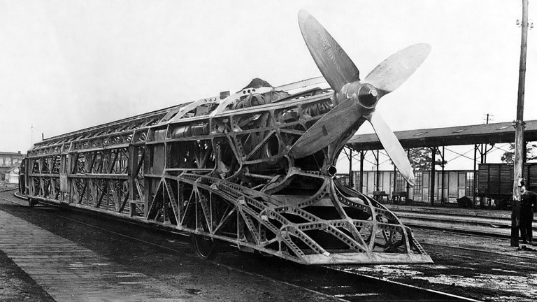 Rail Zeppelin Propeller-Driven Railcar (Schienenzeppelin) | Old Machine ...
