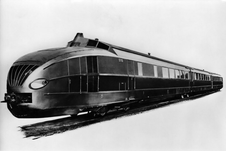 Rail Zeppelin Propeller-Driven Railcar (Schienenzeppelin) | Old Machine ...